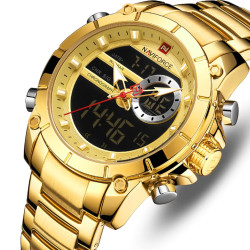 Купити годинник чоловічий naviforce jazz gold наручний годинник naviforce недорого
