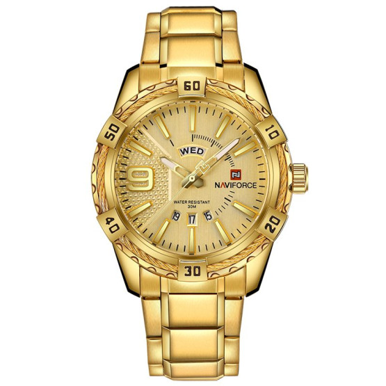 Годинник чоловічий Naviforce Yacht Gold наручний годинник Naviforce #9388