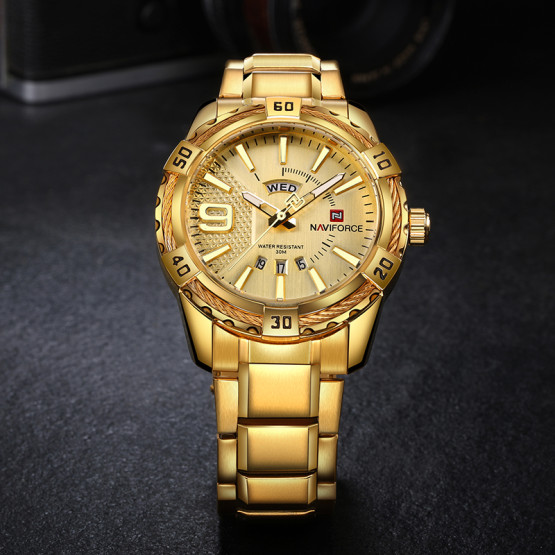Годинник чоловічий Naviforce Yacht Gold наручний годинник Naviforce #9395