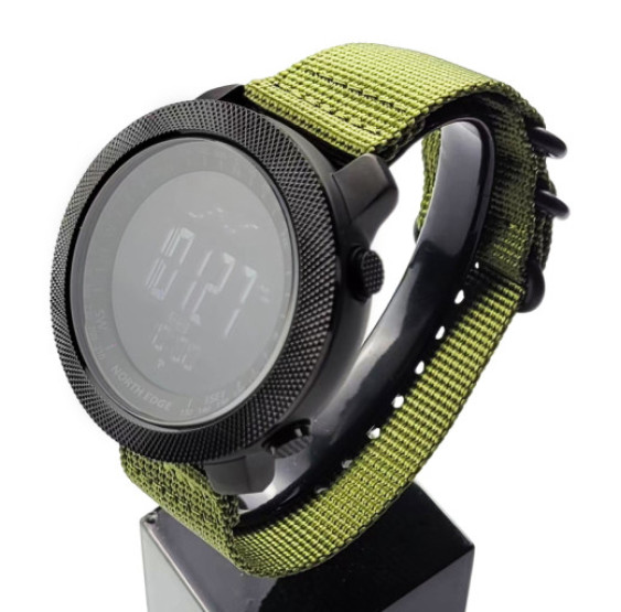 Годинник чоловічий North Edge Apache Green 5BAR наручний годинник North Edge #2822