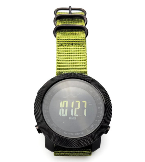 Годинник чоловічий North Edge Apache Green 5BAR наручний годинник North Edge #2823