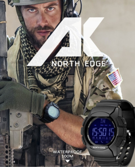 Годинник чоловічий North Edge Combo 10BAR наручний годинник North Edge #1677