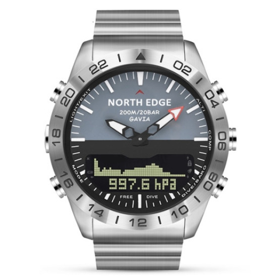 Годинник чоловічий North Edge Gavia 20BAR наручний годинник North Edge