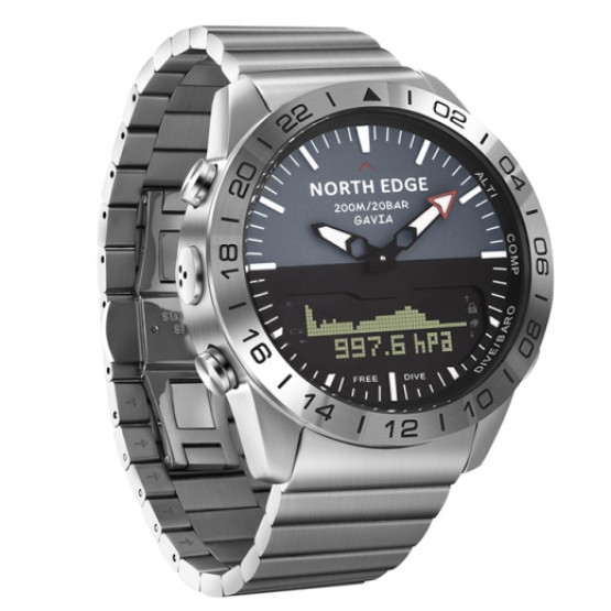 Годинник чоловічий North Edge Gavia 20BAR наручний годинник North Edge #1625