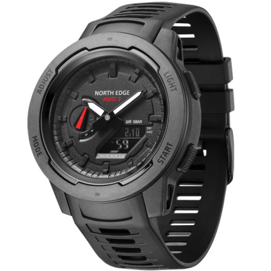 Годинник чоловічий North Edge Profi Mars3 наручний годинник North Edge
