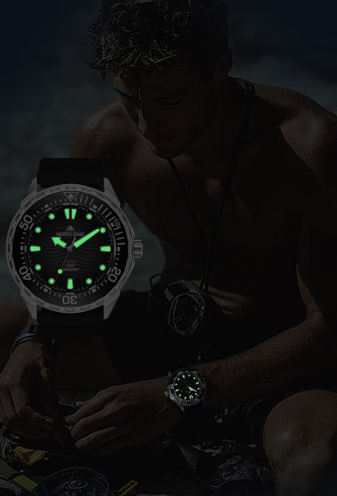 Чоловічий годинник North Edge Triton водостійкий 30 Bar стрілковий годинник North Edge #10399