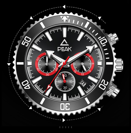 Годинник чоловічий Peak X Advantage наручний годинник Peak X #5572