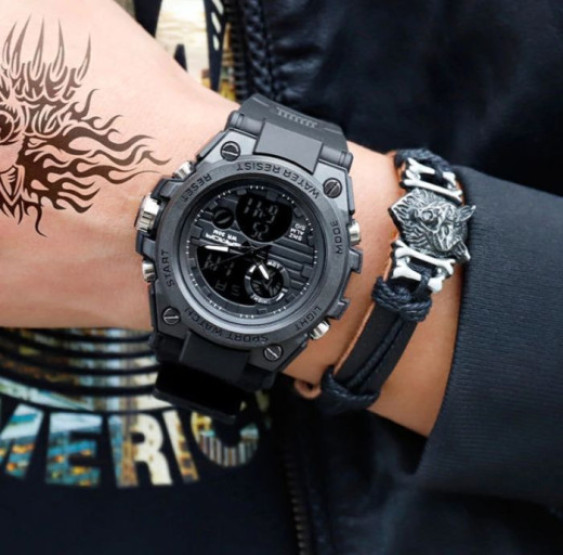 Годинник чоловічий Sanda Tattoo наручний годинник Sanda #1231