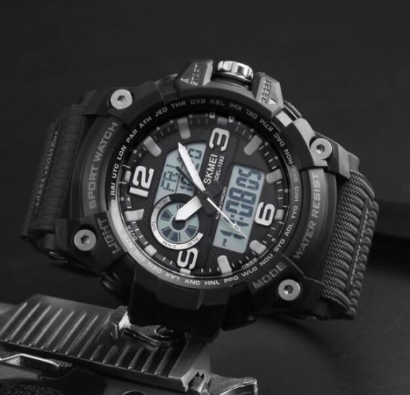 Годинник чоловічий Skmei Disel Black наручний годинник Skmei #2350