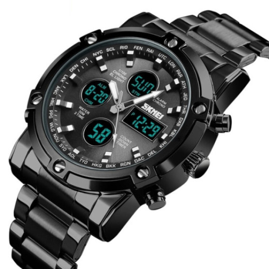 Годинник чоловічий Skmei Molot Limited AllBlack наручний годинник Skmei