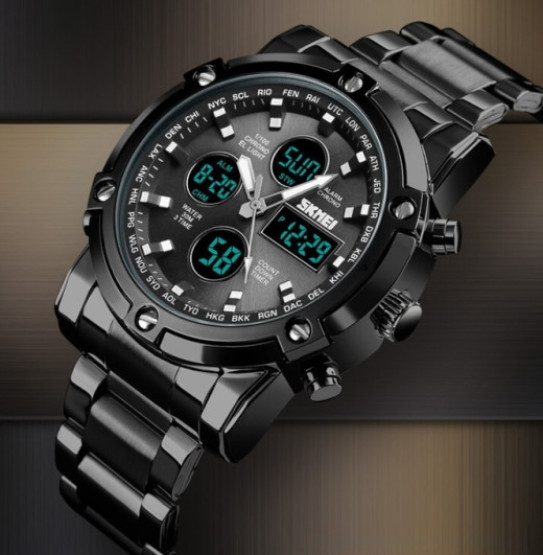 Годинник чоловічий Skmei Molot Limited AllBlack наручний годинник Skmei #1373