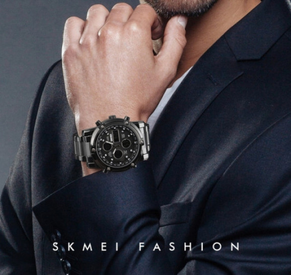 Годинник чоловічий Skmei Molot Limited AllBlack наручний годинник Skmei #1374