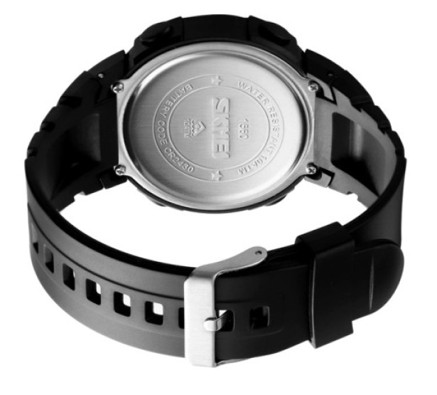 Годинник чоловічий Skmei Neon 10 Bar Black наручний годинник Skmei #3091