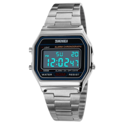 годинник чоловічий skmei popular silver 1123s наручний годинник skmei
