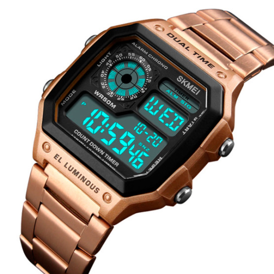 Годинник чоловічий Skmei Ripple RoseGold 1335 наручний годинник Skmei