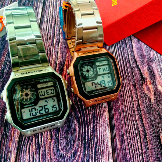 Годинник чоловічий Skmei Ripple RoseGold 1335 наручний годинник Skmei #8382
