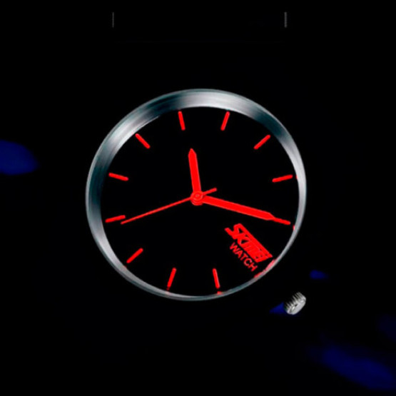 Годинник чоловічий Skmei Rubber Black II 9068 наручний годинник Skmei #350