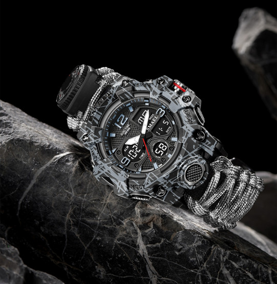 Годинник чоловічий Smael Grey Compass наручний годинник Smael #7328
