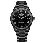 годинник чоловічий winner handsome black наручний годинник winner
