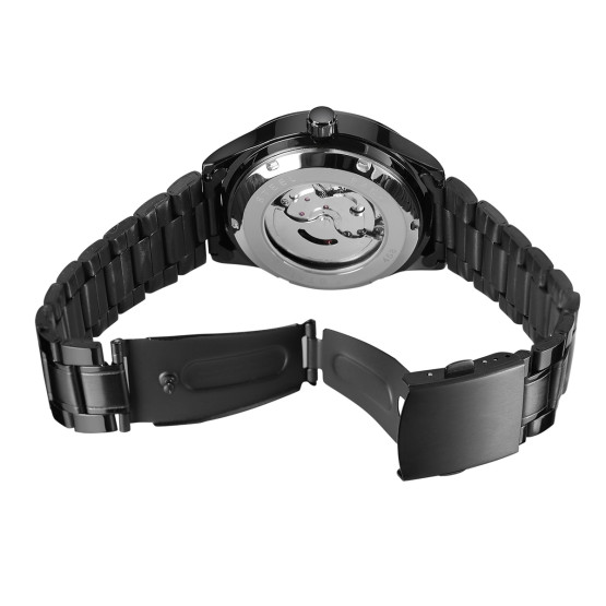 Годинник чоловічий Winner Handsome Black наручний годинник Winner #6982