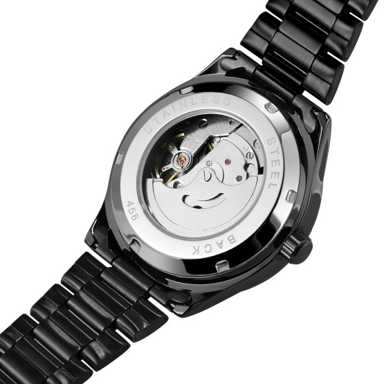 Годинник чоловічий Winner Handsome Black наручний годинник Winner #6983