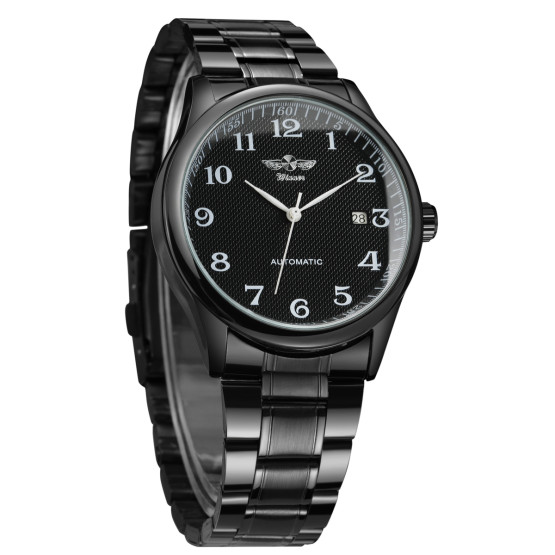 Годинник чоловічий Winner Handsome Black наручний годинник Winner #6979