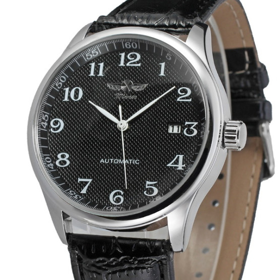 Годинник чоловічий Winner Handsome Leather наручний годинник Winner #6905