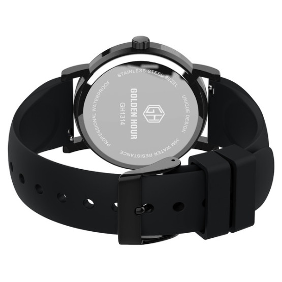 Годинник чоловічий GoldenHour Trend Black наручний годинник GoldenHour #8521