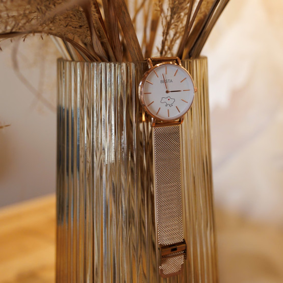 Годинник жіночий Besta Love UA Rosegold наручний годинник Besta #5405