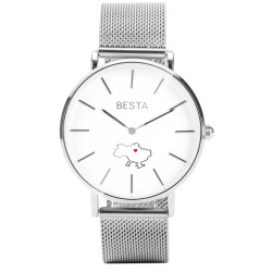 годинник жіночий besta love ua silver наручний годинник besta