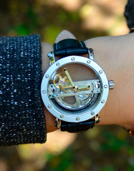Годинник жіночий Forsining Air Silver II наручний годинник Forsining #4567