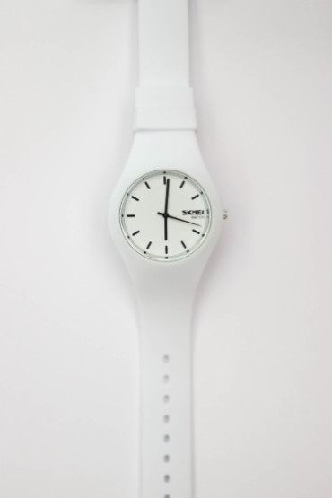 Годинник жіночий Skmei Rubber White II 9068C наручний годинник Skmei #4504