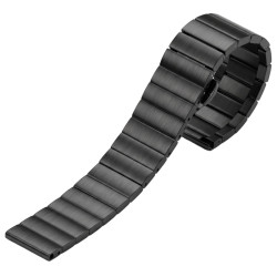 металевий ремінець для годинника centurion black ширина 22 мм