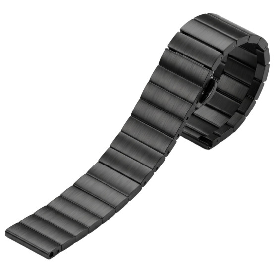 Металевий ремінець для годинника Centurion Black ширина 22 мм