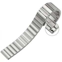 металевий ремінець для годинника centurion silver ширина 20 мм