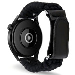 тканинний ремінець для годинника paracord black ширина 22 мм