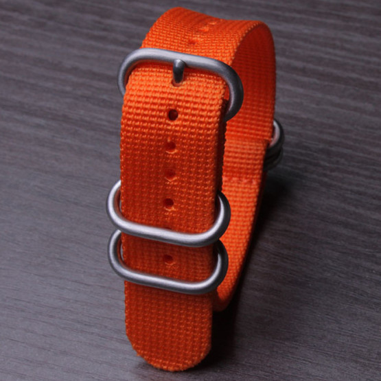 Нейлоновий ремінець для годинника Long Orange ширина 24 мм #13593