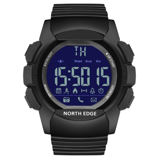 Смарт-годинник North Edge Combo 10BAR Black розумний годинник North Edge #5950