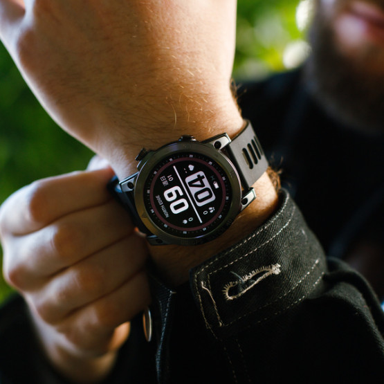 Смарт-годинник North Edge CrossFit GPS Black з компасом розумний годинник North Edge #6176