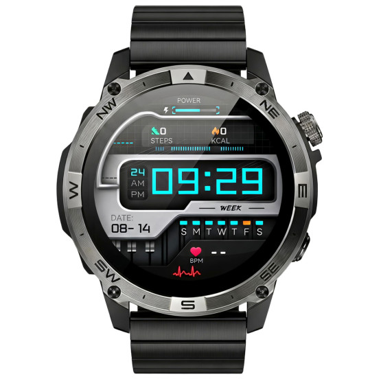 Смарт-годинник North Edge GPS Smart Titan Centurion Black 2 ремінці