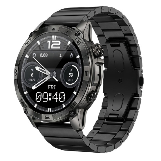Смарт-годинник North Edge GPS Smart Titan Centurion Black 2 ремінці #14213
