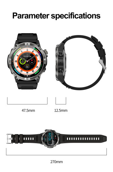 Смарт-годинник North Edge GPS Smart Titan з компасом розумний годинник North Edge #8407