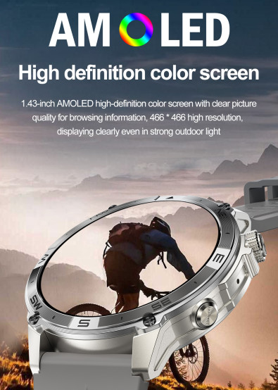 Смарт-годинник North Edge GPS Smart Titan з компасом розумний годинник North Edge #8395