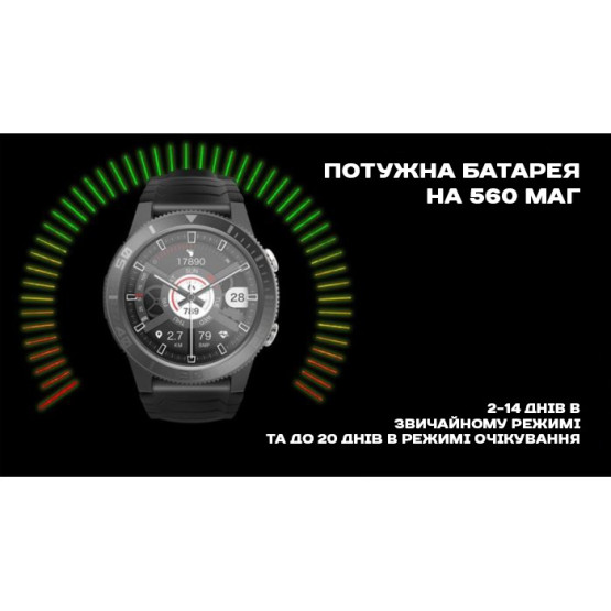 Смарт-годинник North Edge XTrek PRO 5Bar з компасом розумний годинник North Edge #6716