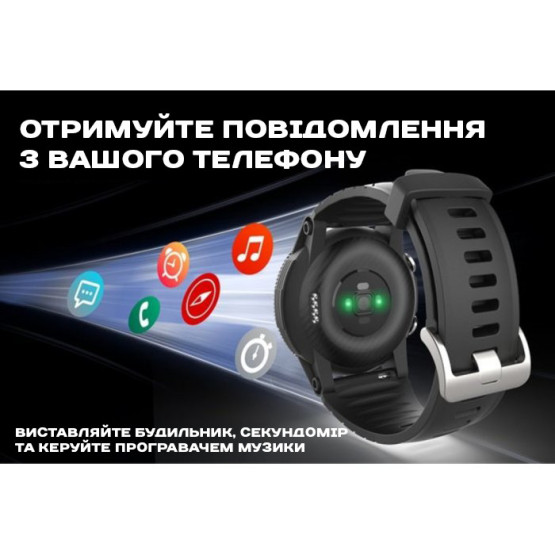 Смарт-годинник North Edge XTrek PRO 5Bar з компасом розумний годинник North Edge #6717