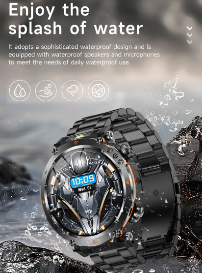 Смарт-годинник Smart Avation Pro Orange, 2 ремінці розумний годинник UWatch #9808