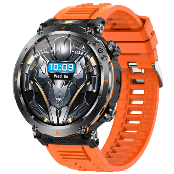 Смарт-годинник Smart Avation Pro Orange, 2 ремінці розумний годинник UWatch