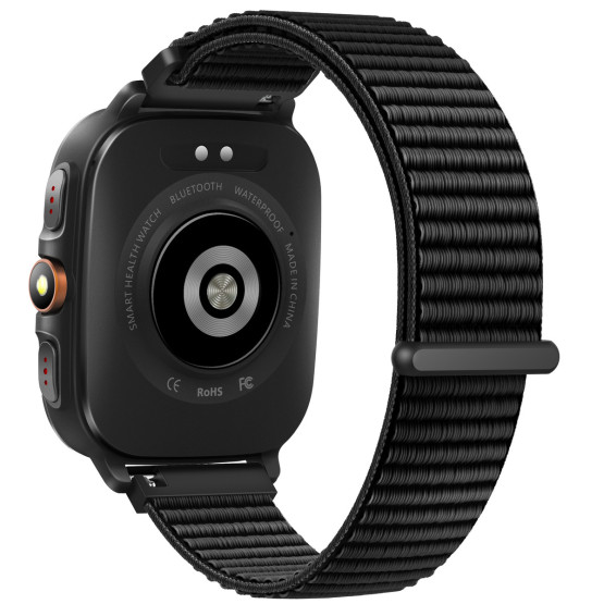 Смарт-годинник Smart Bavaro Nano Nylon 2 ремінці розумний годинник UWatch #11753