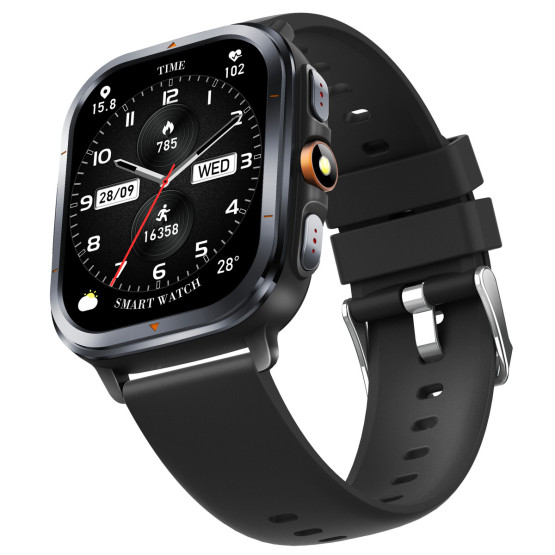 Смарт-годинник Smart Bavaro Nano Rubber 2 ремінці розумний годинник UWatch #11766