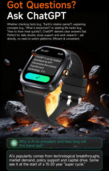 Смарт-годинник Smart Bavaro Nano Rubber 2 ремінці розумний годинник UWatch #11784